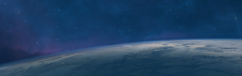 stylized Earth from Lower Orbit