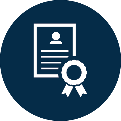profile certification icon
