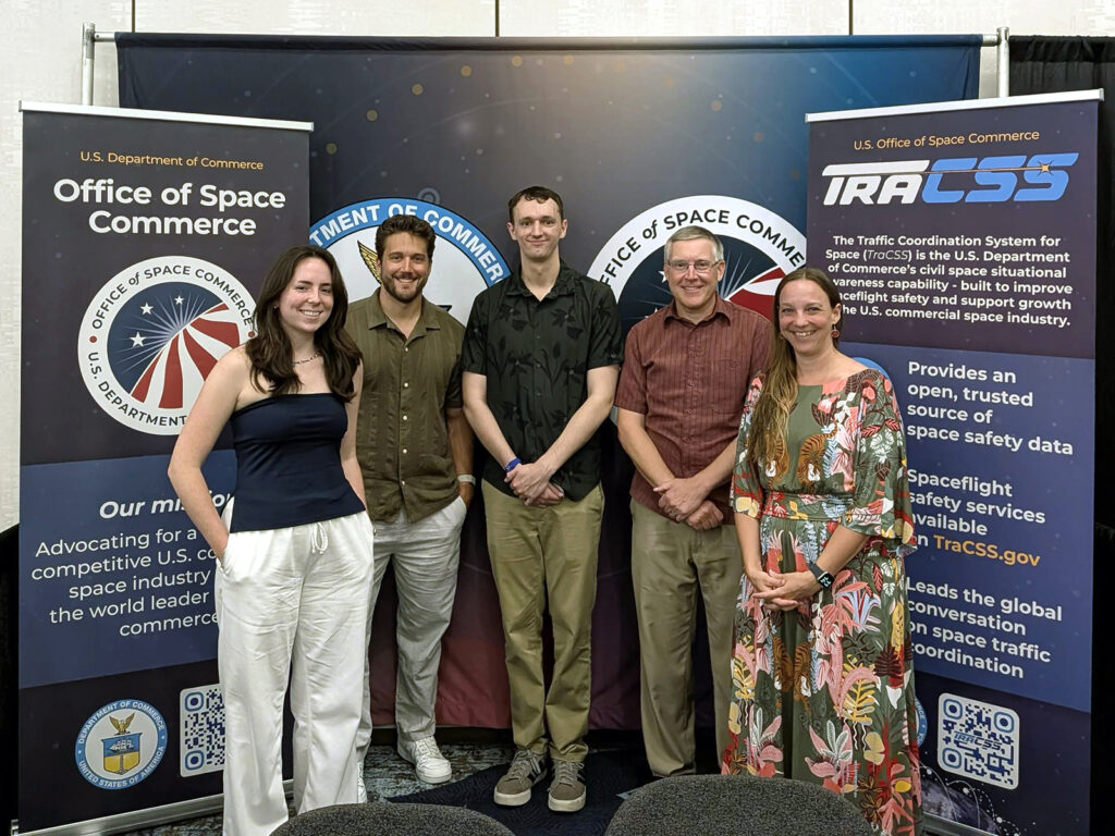 The OSC Team at the OSC Booth at AMOS