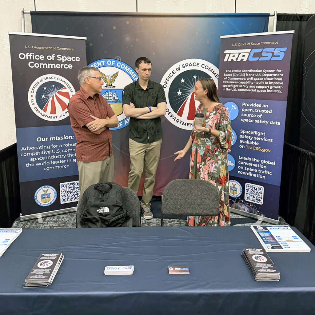 The OSC Team at the OSC Booth at AMOS
