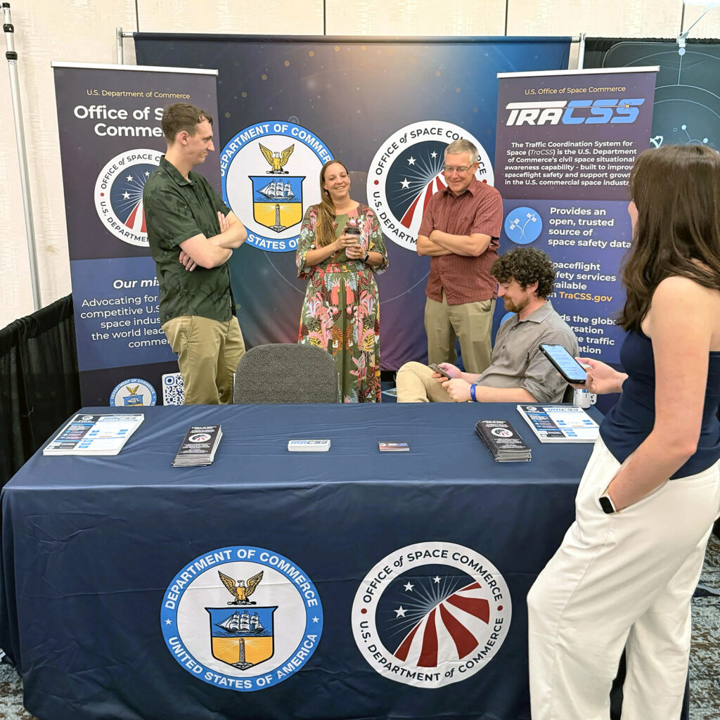 The OSC Team at the OSC Booth at AMOS